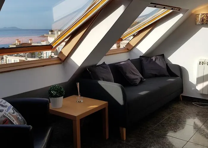 Atico En A 160 M De Playa Silgar Apartmán